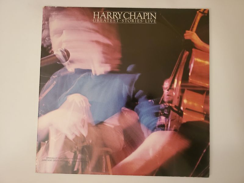 Harry Chapin Greatest Stories Live vinyl record